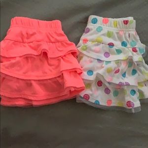 Baby girl lot of 2 skirts